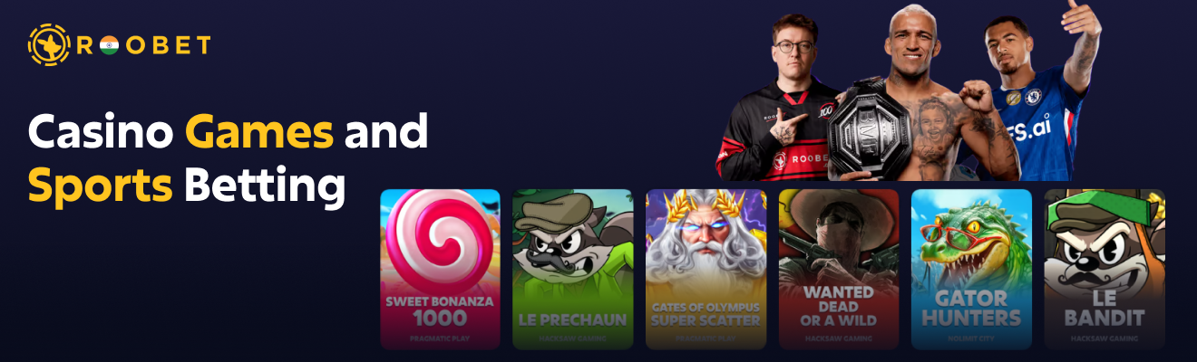 Roobet Casino and Sports in India